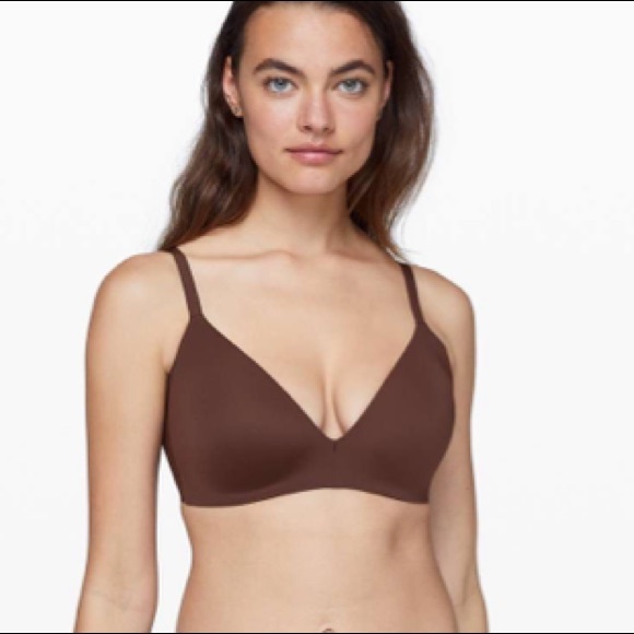 lululemon athletica Other - Lululemon Take Shape Bra Cherry Cola 34B